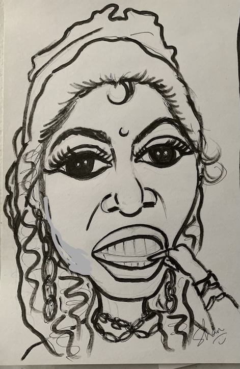Caricature - Silk Smitha