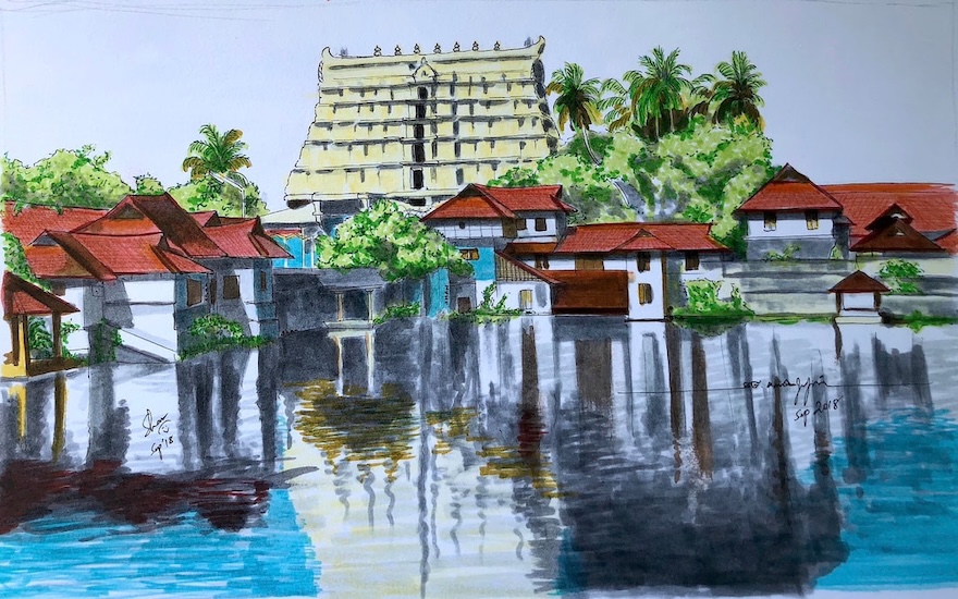 Padmanabhaswamy_ Reflected Sanctity